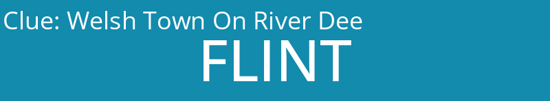 Welsh Town On River Dee