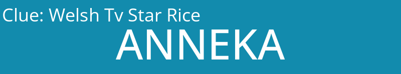 Welsh Tv Star Rice