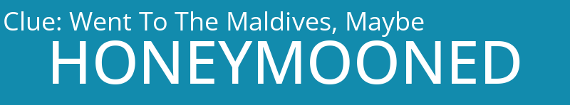 Went To The Maldives, Maybe