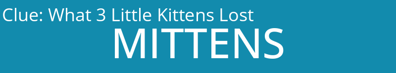 What 3 Little Kittens Lost
