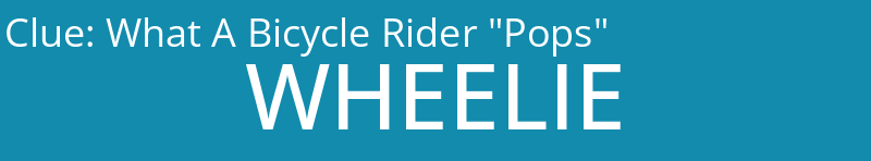 What A Bicycle Rider "Pops"