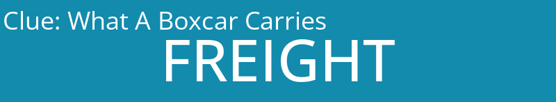 What A Boxcar Carries