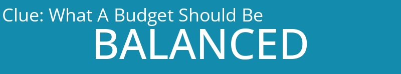 What A Budget Should Be