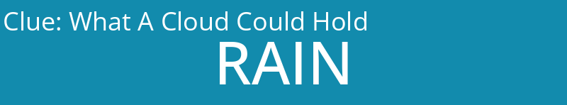 What A Cloud Could Hold