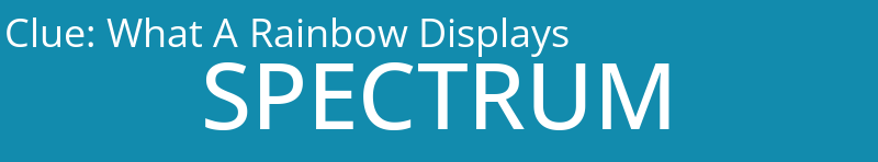 What A Rainbow Displays