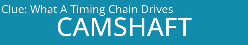 What A Timing Chain Drives