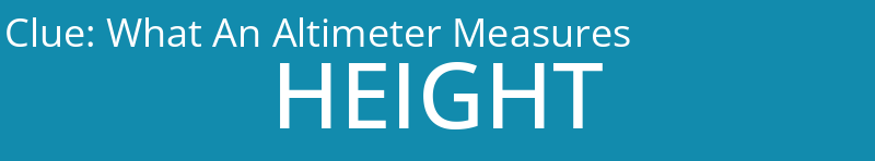 What An Altimeter Measures
