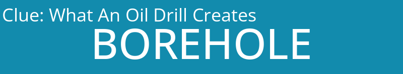 What An Oil Drill Creates