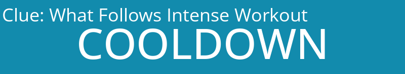 What Follows Intense Workout