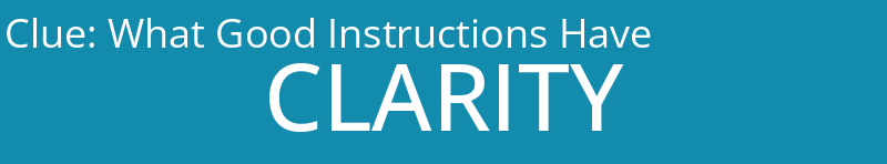 What Good Instructions Have