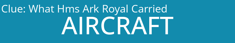What Hms Ark Royal Carried
