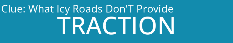 What Icy Roads Don'T Provide