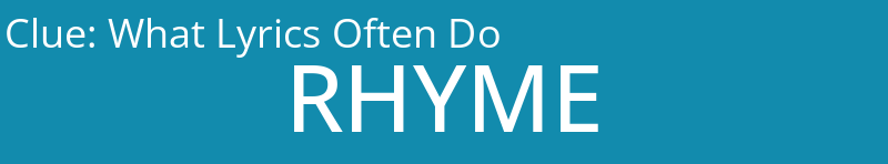 What Lyrics Often Do