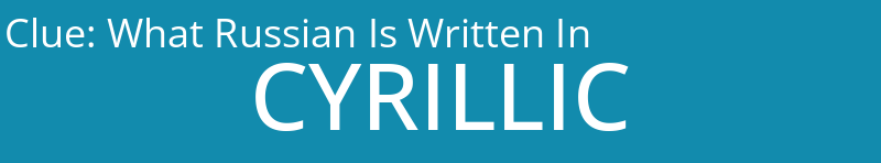 What Russian Is Written In