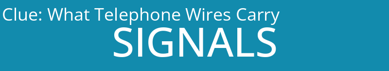 What Telephone Wires Carry