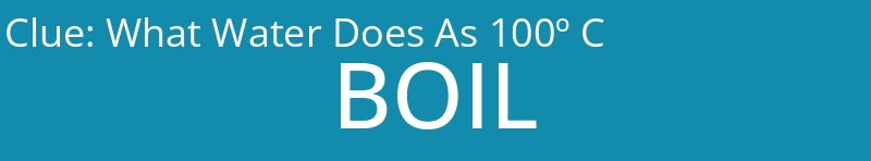 What Water Does As 100º C