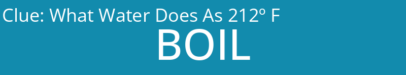 What Water Does As 212º F