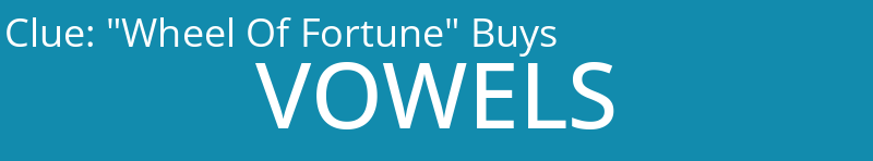 "Wheel Of Fortune" Buys