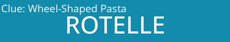 Wheel-Shaped Pasta