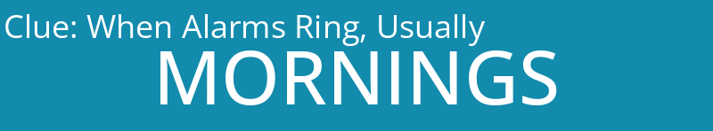 When Alarms Ring, Usually