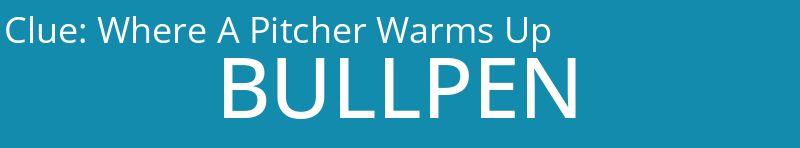 Where A Pitcher Warms Up