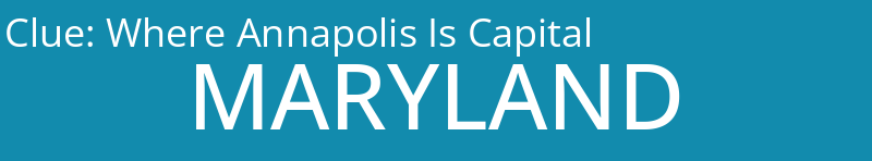 Where Annapolis Is Capital