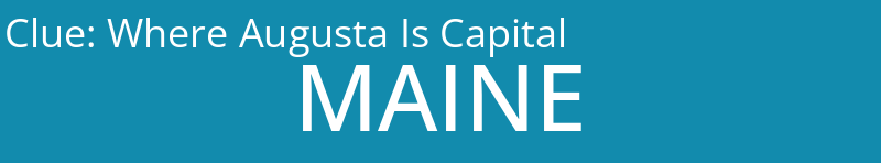 Where Augusta Is Capital