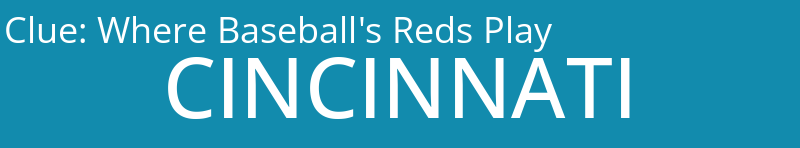 Where Baseball's Reds Play