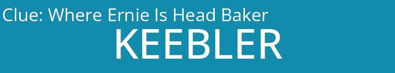 Where Ernie Is Head Baker