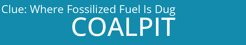 Where Fossilized Fuel Is Dug