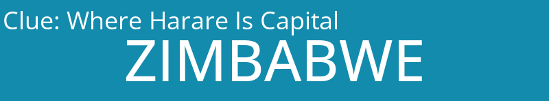 Where Harare Is Capital