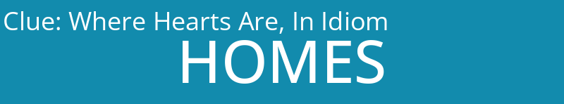 Where Hearts Are, In Idiom
