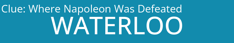 Where Napoleon Was Defeated