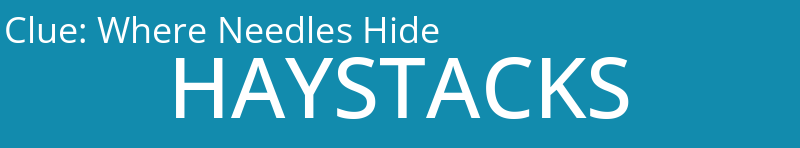Where Needles Hide