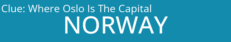 Where Oslo Is The Capital