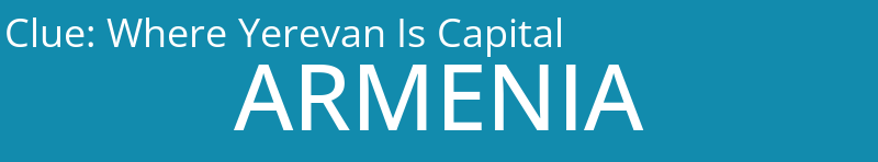 Where Yerevan Is Capital