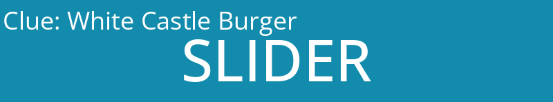 White Castle Burger