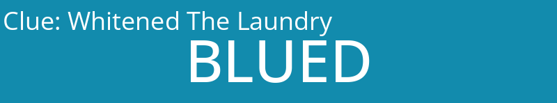 Whitened The Laundry