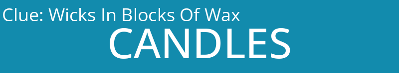 Wicks In Blocks Of Wax