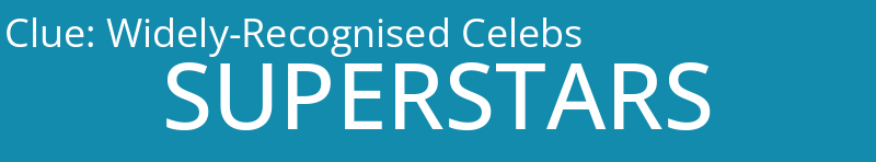Widely-Recognised Celebs