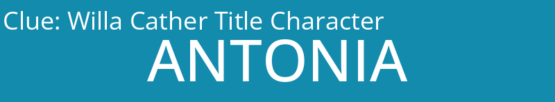 Willa Cather Title Character