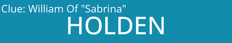 William Of "Sabrina"