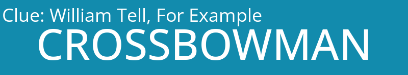 William Tell, For Example