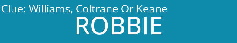 Williams, Coltrane Or Keane