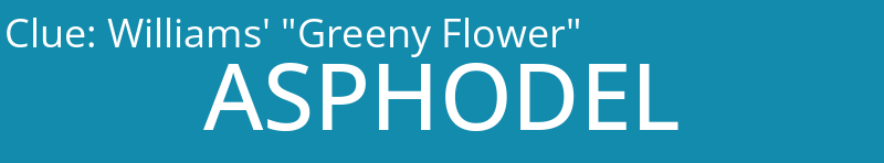 Williams' "Greeny Flower"