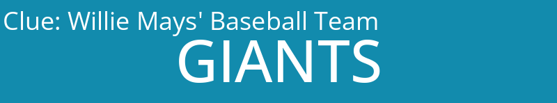 Willie Mays' Baseball Team