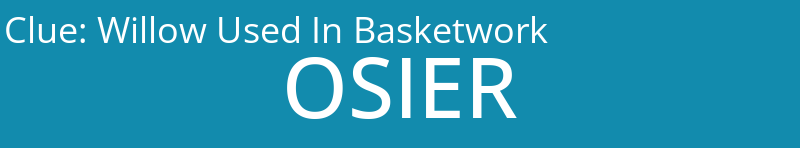 Willow Used In Basketwork