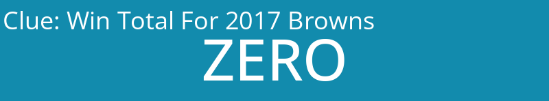 Win Total For 2017 Browns