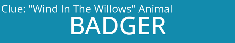 "Wind In The Willows" Animal