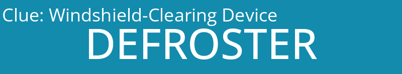 Windshield-Clearing Device